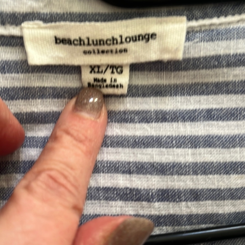 BeachLunchLoumge collection XL yummy cotton for summer ⚓️ classic blue & white